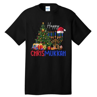 Merry Chrismukkah Happy Christmas Hanukkah Tall T-Shirt