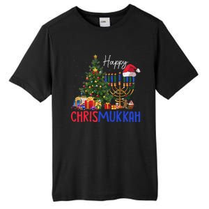 Merry Chrismukkah Happy Christmas Hanukkah Tall Fusion ChromaSoft Performance T-Shirt