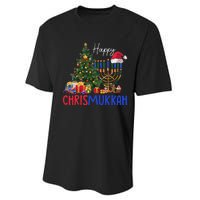 Merry Chrismukkah Happy Christmas Hanukkah Performance Sprint T-Shirt