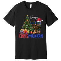 Merry Chrismukkah Happy Christmas Hanukkah Premium T-Shirt