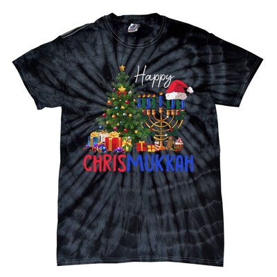 Merry Chrismukkah Happy Christmas Hanukkah Tie-Dye T-Shirt