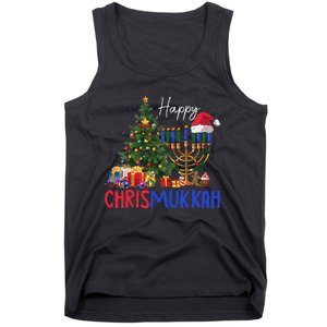 Merry Chrismukkah Happy Christmas Hanukkah Tank Top