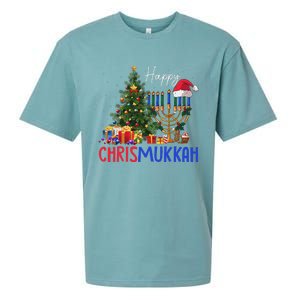 Merry Chrismukkah Happy Christmas Hanukkah Sueded Cloud Jersey T-Shirt