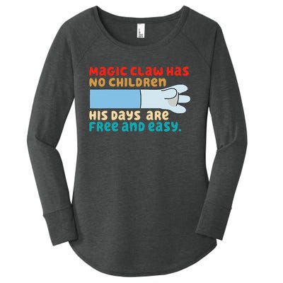 Magic Claw Has No Children His Days Are Free And Wasy Women's Perfect Tri Tunic Long Sleeve Shirt