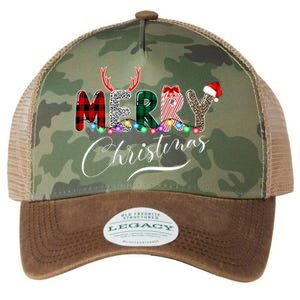 Merry Christmas Holiday Cute Patterns Legacy Tie Dye Trucker Hat