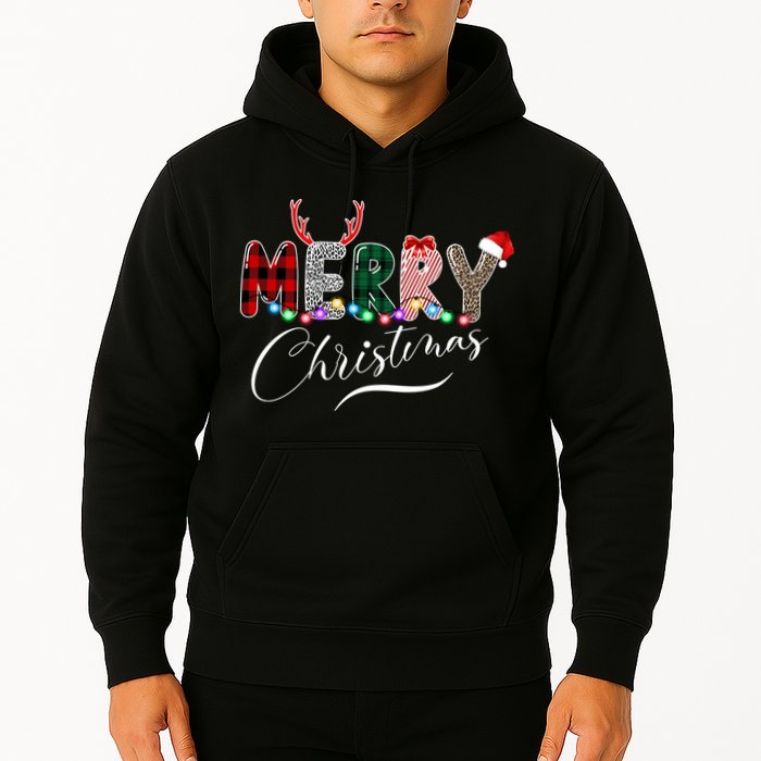 Merry Christmas Holiday Cute Patterns Hoodie