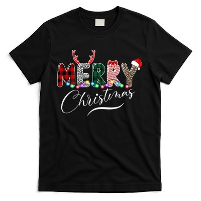 Merry Christmas Holiday Cute Patterns T-Shirt