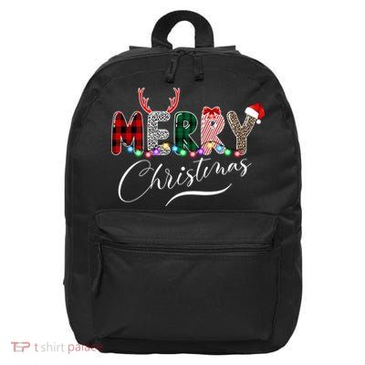 Merry Christmas Holiday Cute Patterns 16 in Basic Backpack