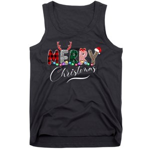 Merry Christmas Holiday Cute Patterns Tank Top