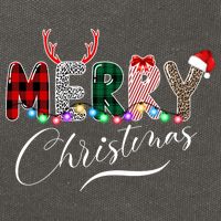 Merry Christmas Holiday Cute Patterns Cotton Canvas Backpack