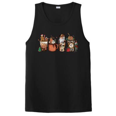 Merry Christmas Howdy Santa Claus Coffee Western Cow Xmas Great Gift PosiCharge Competitor Tank