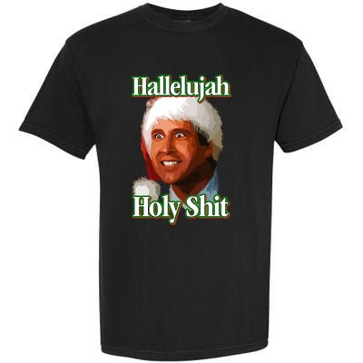 Merry Christmas Hallelujah Holy Shit 2024 Garment-Dyed Heavyweight T-Shirt