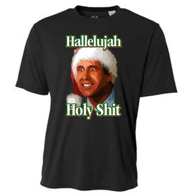 Merry Christmas Hallelujah Holy Shit 2024 Cooling Performance Crew T-Shirt