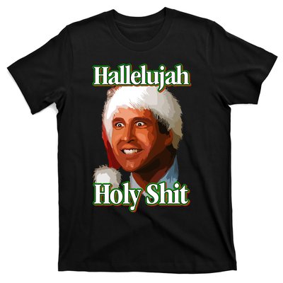 Merry Christmas Hallelujah Holy Shit 2024 T-Shirt