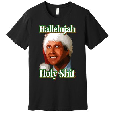 Merry Christmas Hallelujah Holy Shit 2024 Premium T-Shirt