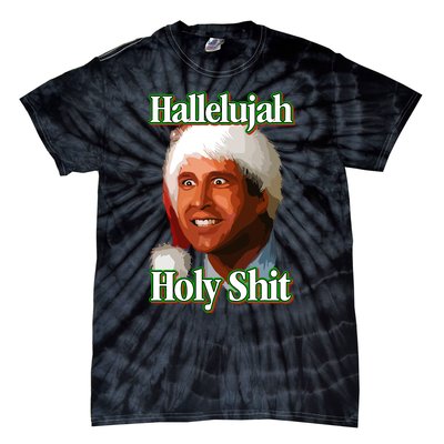 Merry Christmas Hallelujah Holy Shit 2024 Tie-Dye T-Shirt