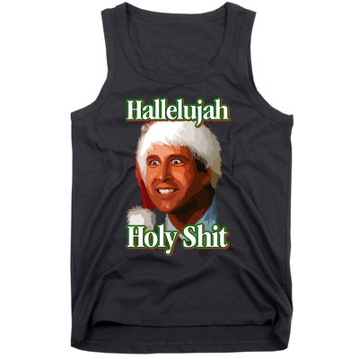 Merry Christmas Hallelujah Holy Shit 2024 Tank Top