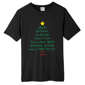 Maybe Christmas He Thought Doesnt Come From A Store Tall Fusion ChromaSoft Performance T-Shirt