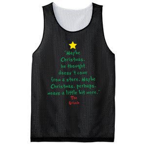 Maybe Christmas He Thought Doesnt Come From A Store Mesh Reversible Basketball Jersey Tank