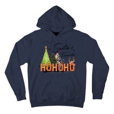 Merry Christmas Ho Ho Ho Xmas Holiday Graphic Tank Top Tall Hoodie