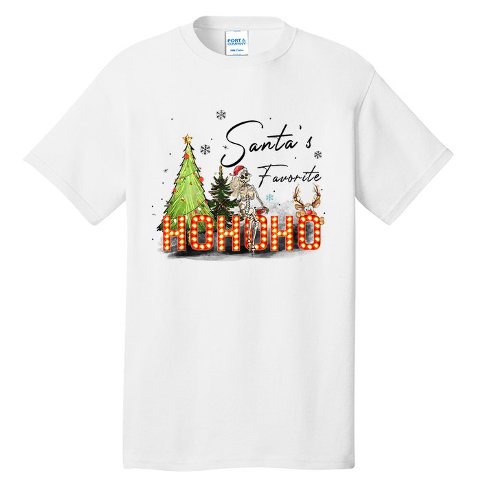 Merry Christmas Ho Ho Ho Xmas Holiday Graphic Tank Top Tall T-Shirt