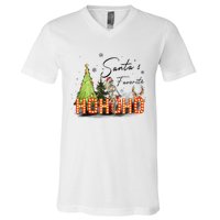 Merry Christmas Ho Ho Ho Xmas Holiday Graphic Tank Top V-Neck T-Shirt