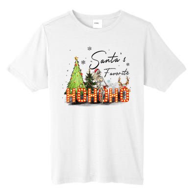 Merry Christmas Ho Ho Ho Xmas Holiday Graphic Tank Top Tall Fusion ChromaSoft Performance T-Shirt