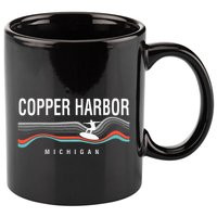 Michigan Copper Harbor Surfboard Retro 11oz C Handle Ceramic Mug