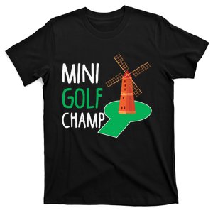 Minigolf Champ Hobby Sport Golfer Champion T-Shirt