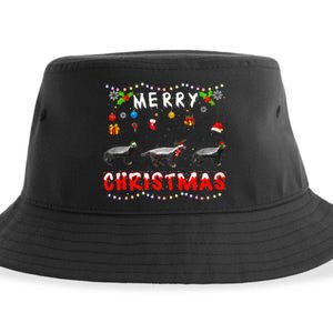 Merry Christmas Honey Badger Xmas Funny Animals Pajama Sustainable Bucket Hat