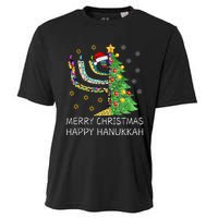 Merry Christmas Happy Hanukkah Jewish Merry Chrismukkah Cooling Performance Crew T-Shirt