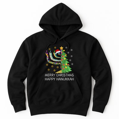 Merry Christmas Happy Hanukkah Jewish Merry Chrismukkah Hoodie