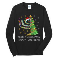 Merry Christmas Happy Hanukkah Jewish Merry Chrismukkah Tall Long Sleeve T-Shirt