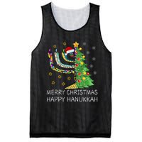 Merry Christmas Happy Hanukkah Jewish Merry Chrismukkah Mesh Reversible Basketball Jersey Tank