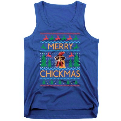 Merry Chickmas Hen Chicken Lover Gift Tank Top