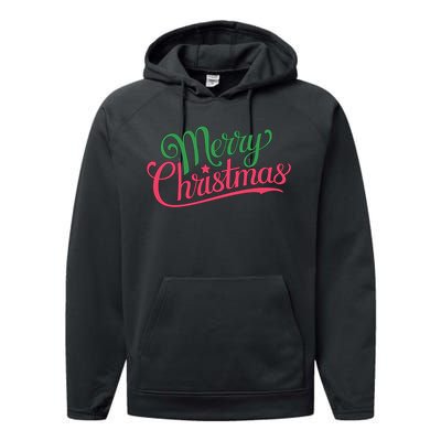 Merry Christmas Holiday Season Xmas Family Matching Performance Fleece Hoodie