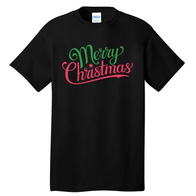 Merry Christmas Holiday Season Xmas Family Matching Tall T-Shirt