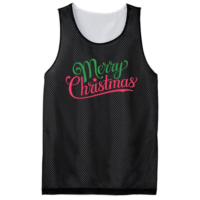 Merry Christmas Holiday Season Xmas Family Matching Mesh Reversible Basketball Jersey Tank