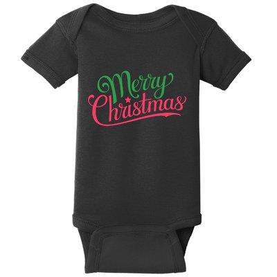 Merry Christmas Holiday Season Xmas Family Matching Baby Bodysuit