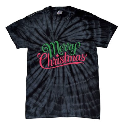 Merry Christmas Holiday Season Xmas Family Matching Tie-Dye T-Shirt
