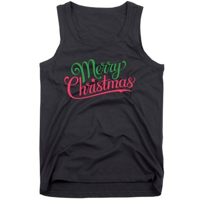 Merry Christmas Holiday Season Xmas Family Matching Tank Top