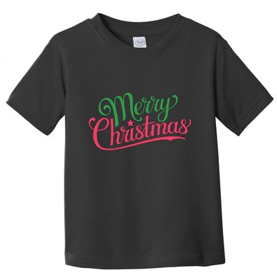 Merry Christmas Holiday Season Xmas Family Matching Toddler T-Shirt