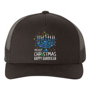 Merry Chrismukkah Happy Christmas Hanukkah Chanukah Jewish Yupoong Adult 5-Panel Trucker Hat