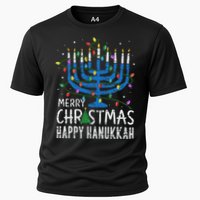 Merry Chrismukkah Happy Christmas Hanukkah Chanukah Jewish Cooling Performance Crew T-Shirt