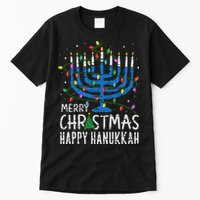 Merry Chrismukkah Happy Christmas Hanukkah Chanukah Jewish Tall T-Shirt