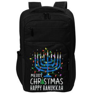 Merry Chrismukkah Happy Christmas Hanukkah Chanukah Jewish Impact Tech Backpack