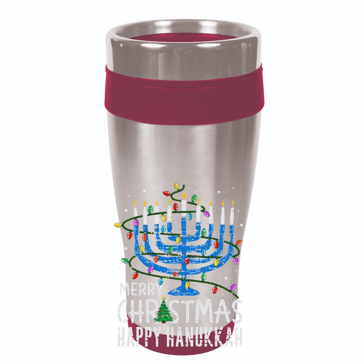 Merry Chrismukkah Happy Christmas Hanukkah Chanukah Jewish Impact Tech Backpack