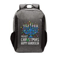 Merry Chrismukkah Happy Christmas Hanukkah Chanukah Jewish Vector Backpack