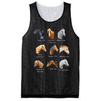 Merry Christmas Horse Breeds Equestrian Cowboy Cowgirl Xmas Mesh Reversible Basketball Jersey Tank