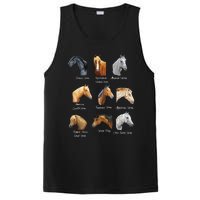 Merry Christmas Horse Breeds Equestrian Cowboy Cowgirl Xmas PosiCharge Competitor Tank